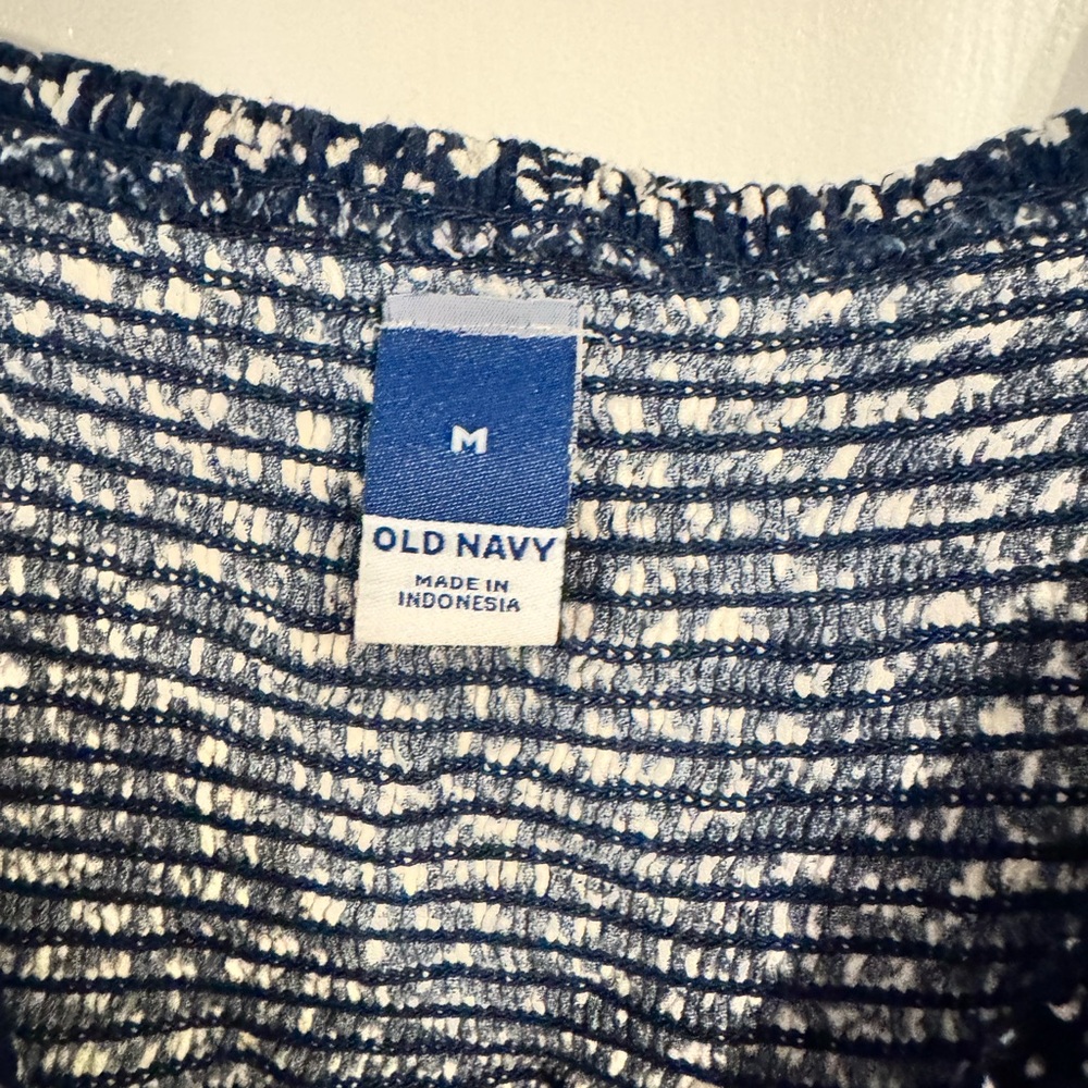 NWOT Blue/White Old Navy Floral Dress - Picture 7 of 14